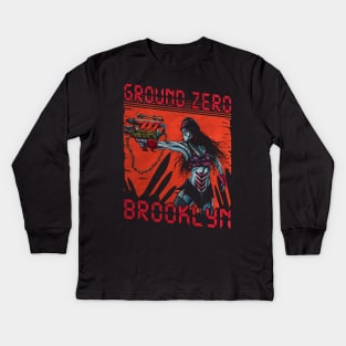 "GROUND ZERO BROOKLYN" Kids Long Sleeve T-Shirt